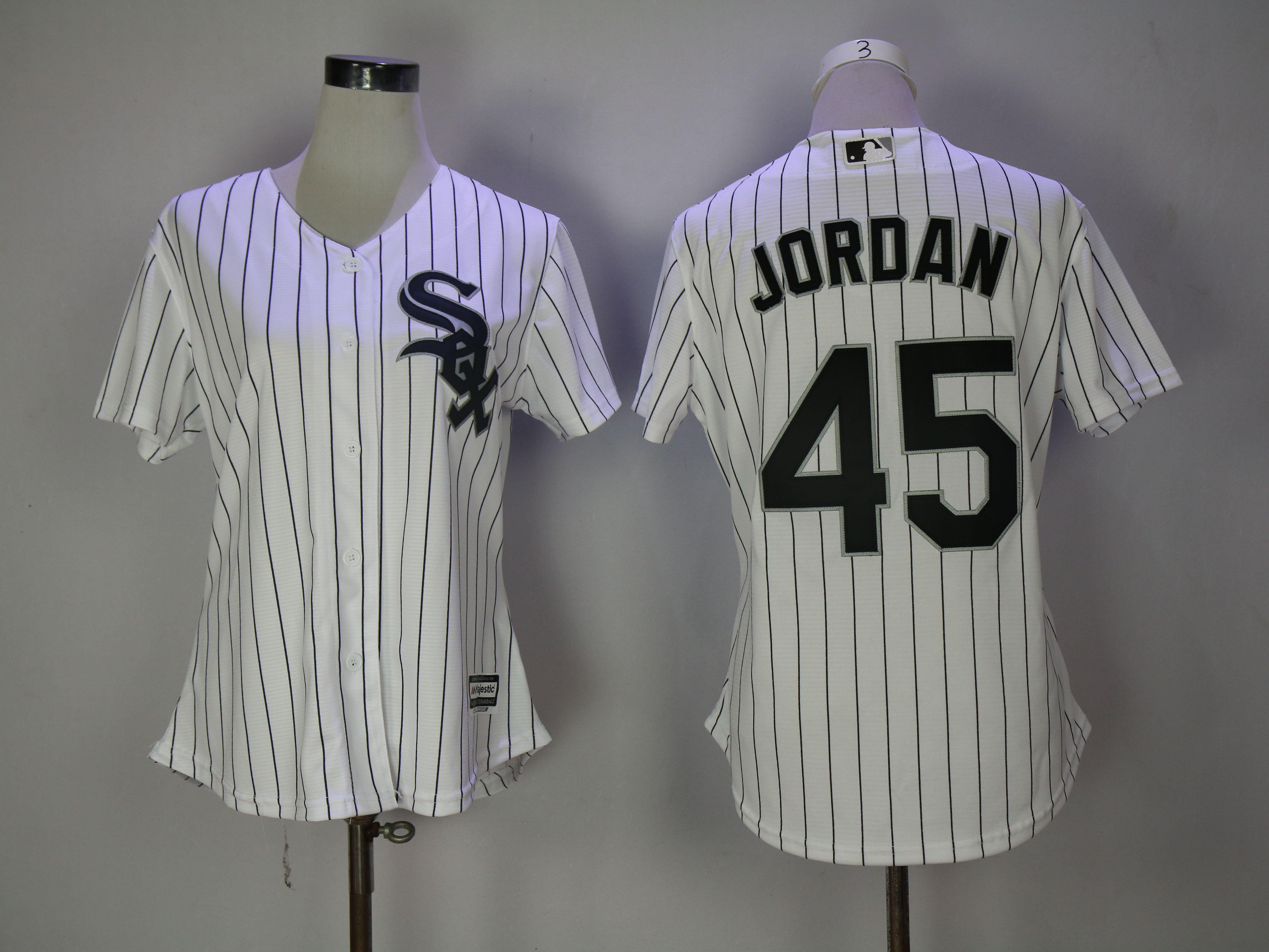 Women Chicago White Sox 45 Jordan White MLB Jerseys